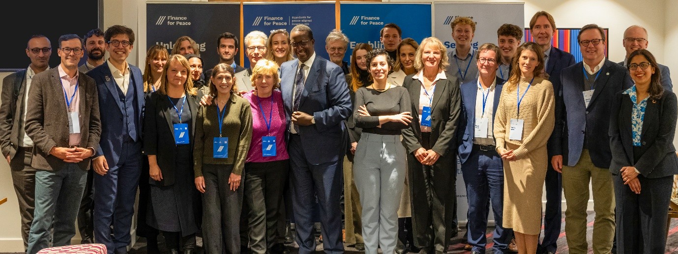 Guests at the Finance for Peace launch, London, November 2024.